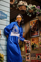 Wild Blue Shirt Dress - Puja Agarwal