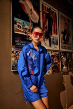 Blue Blaze Shirt / Co-ord Set - Puja Agarwal