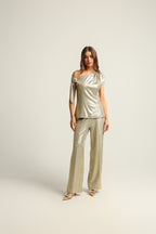KIRA GOLD CO-ORD SET - Fllaë