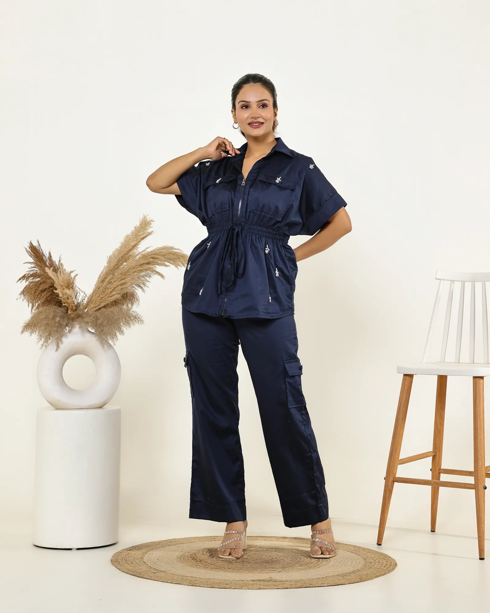 Midnight Cargo Co-ord