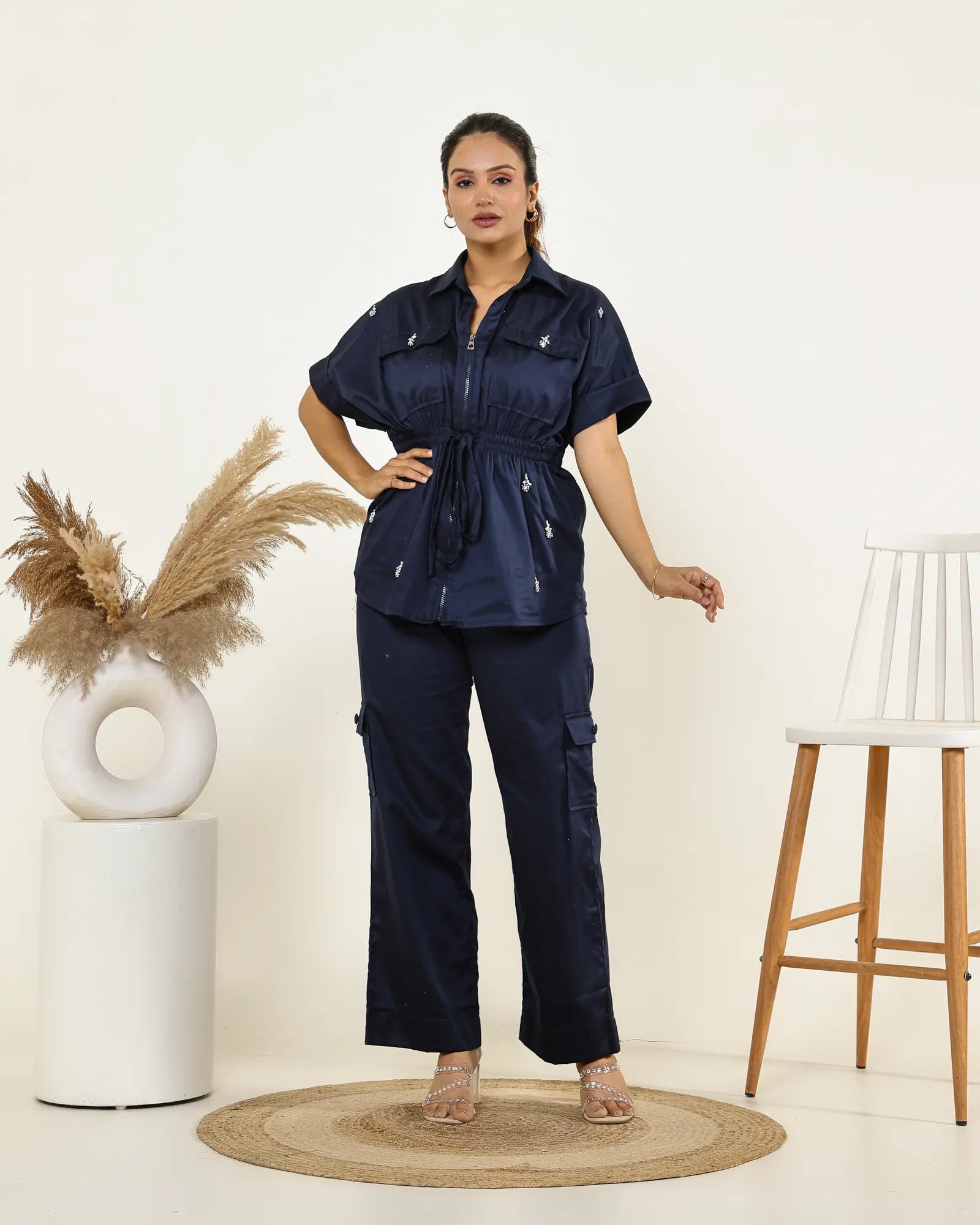 Midnight Cargo Co-ord