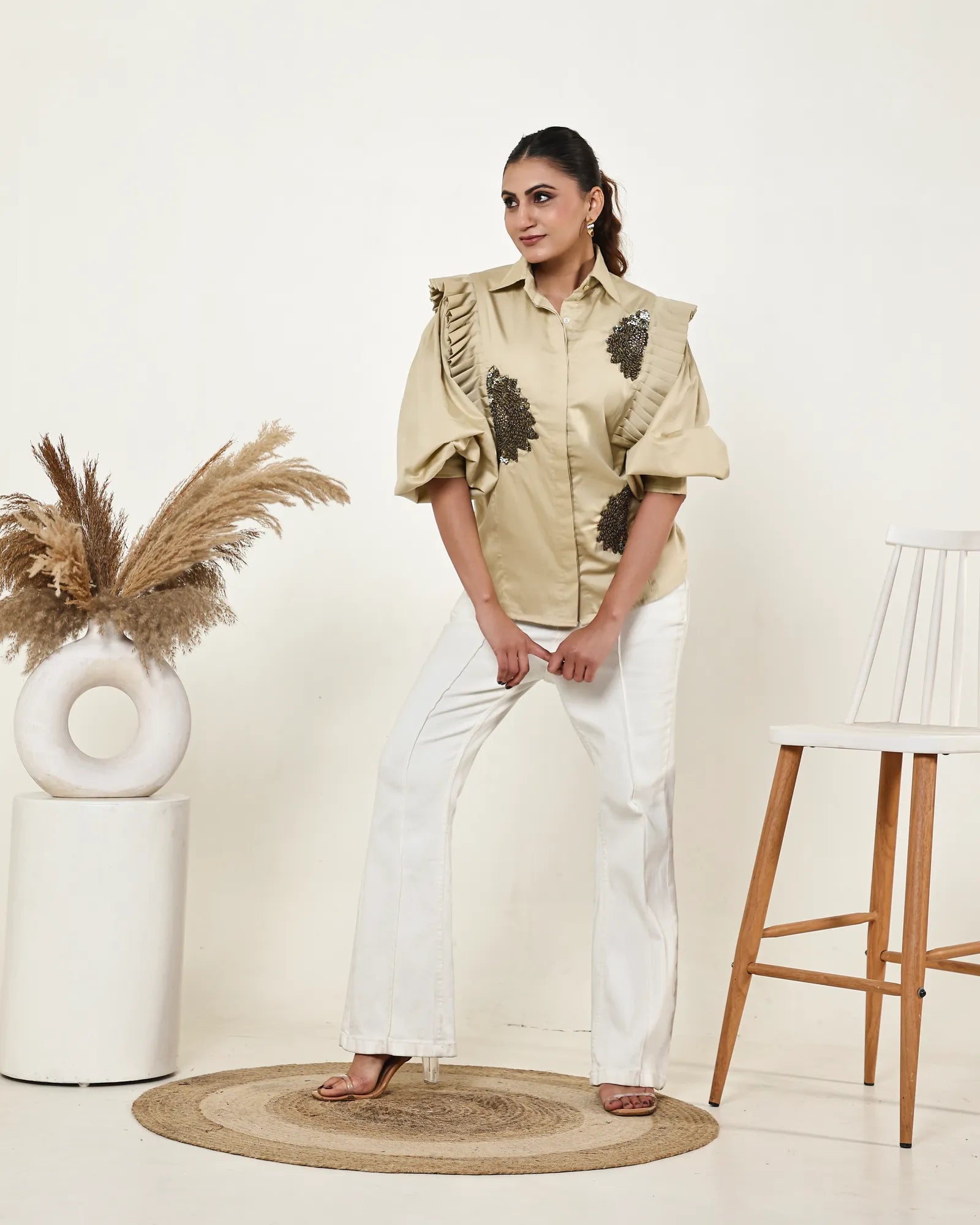 Bold Ruffle Shirt