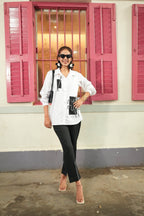 Bella White Shirt / Co-ord Set - Puja Agarwal