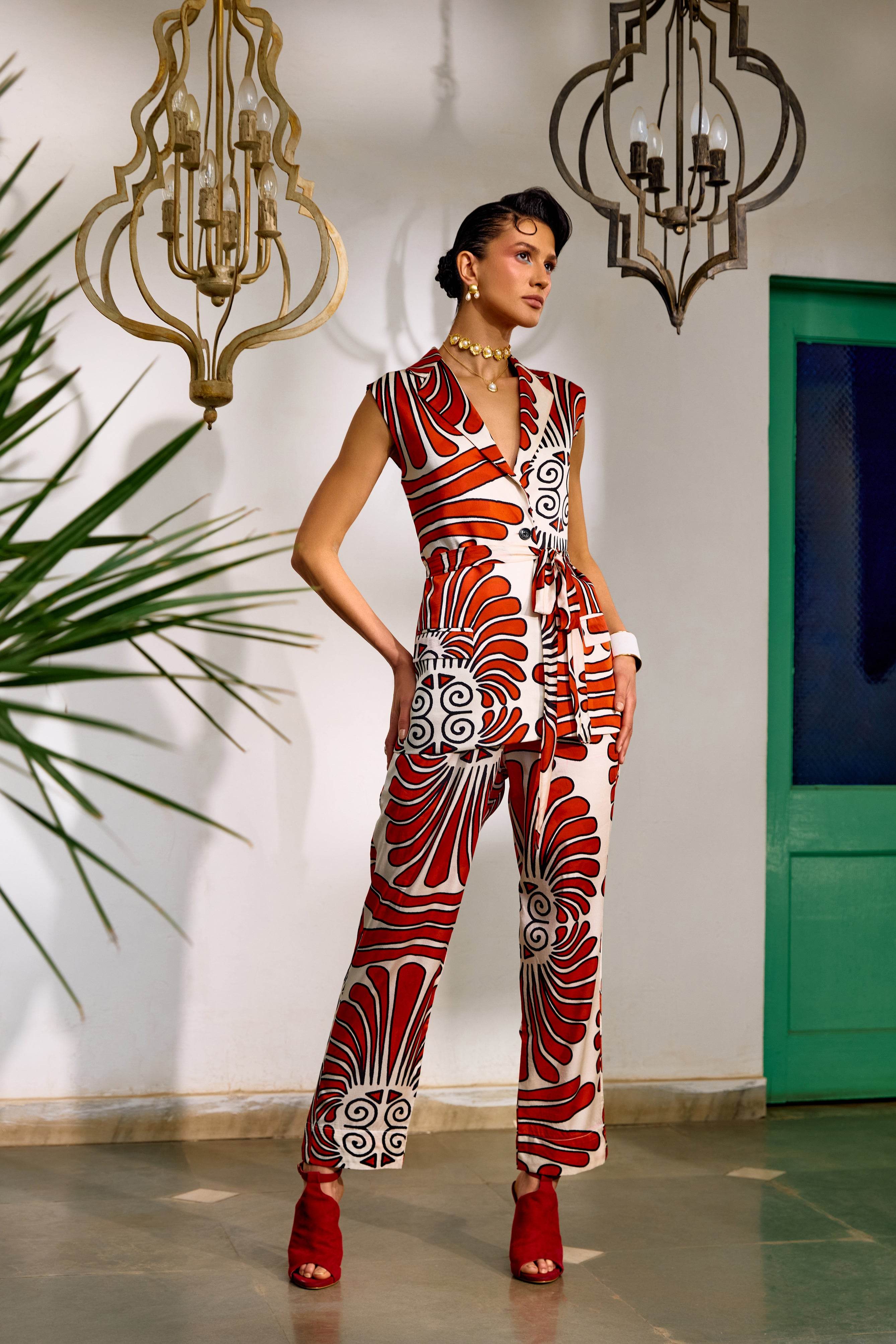Samsara Blazer Co-ord Set - Puja Agarwal