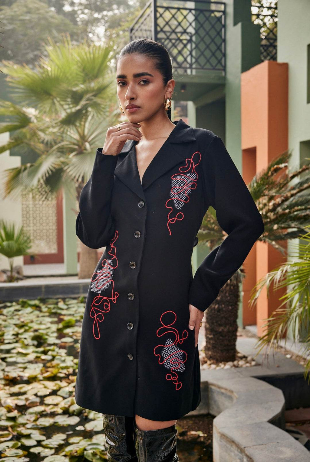 Red Orbit Shirt Dress – Celeb Pick - Puja Agarwal
