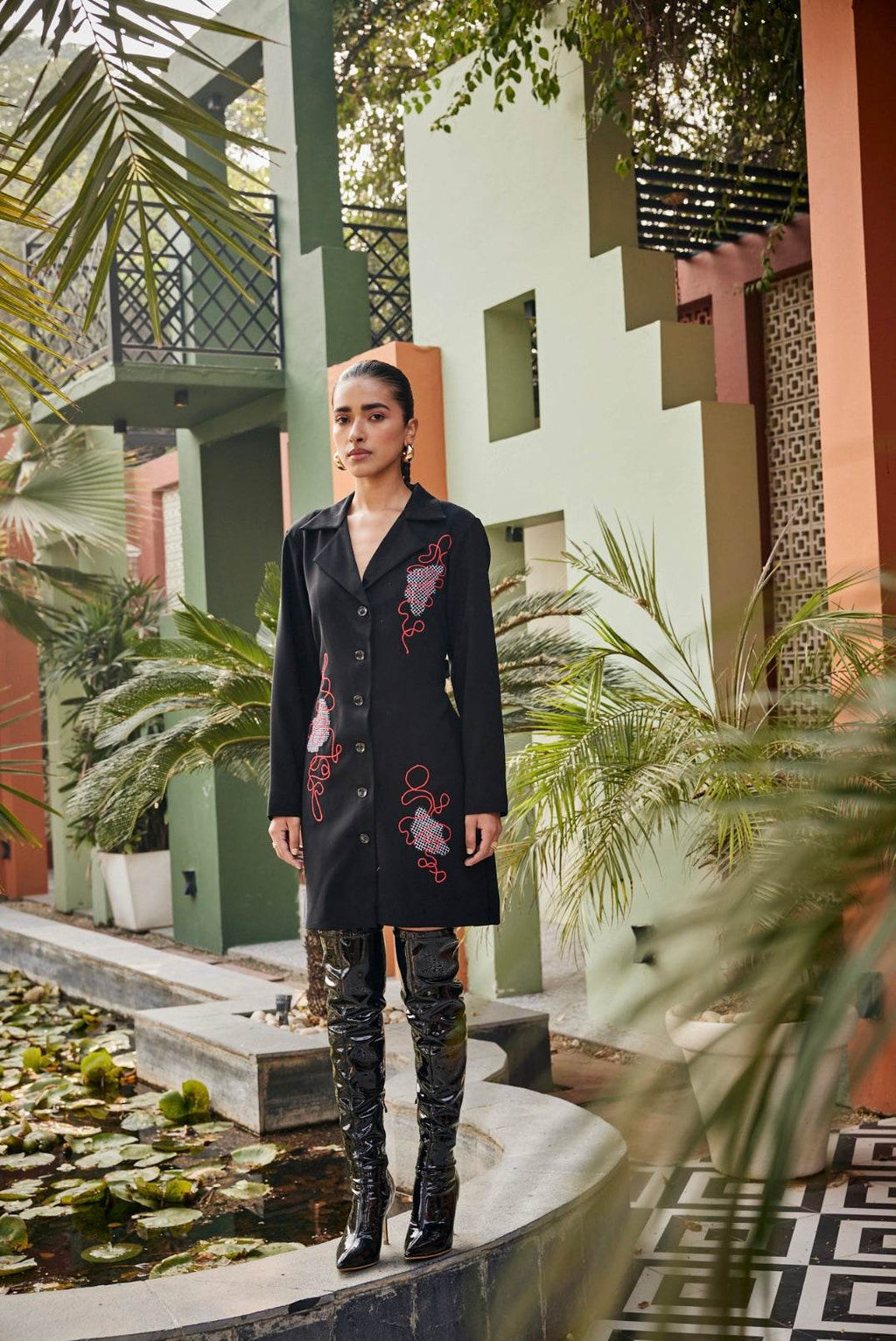 Red Orbit Shirt Dress – Celeb Pick - Puja Agarwal
