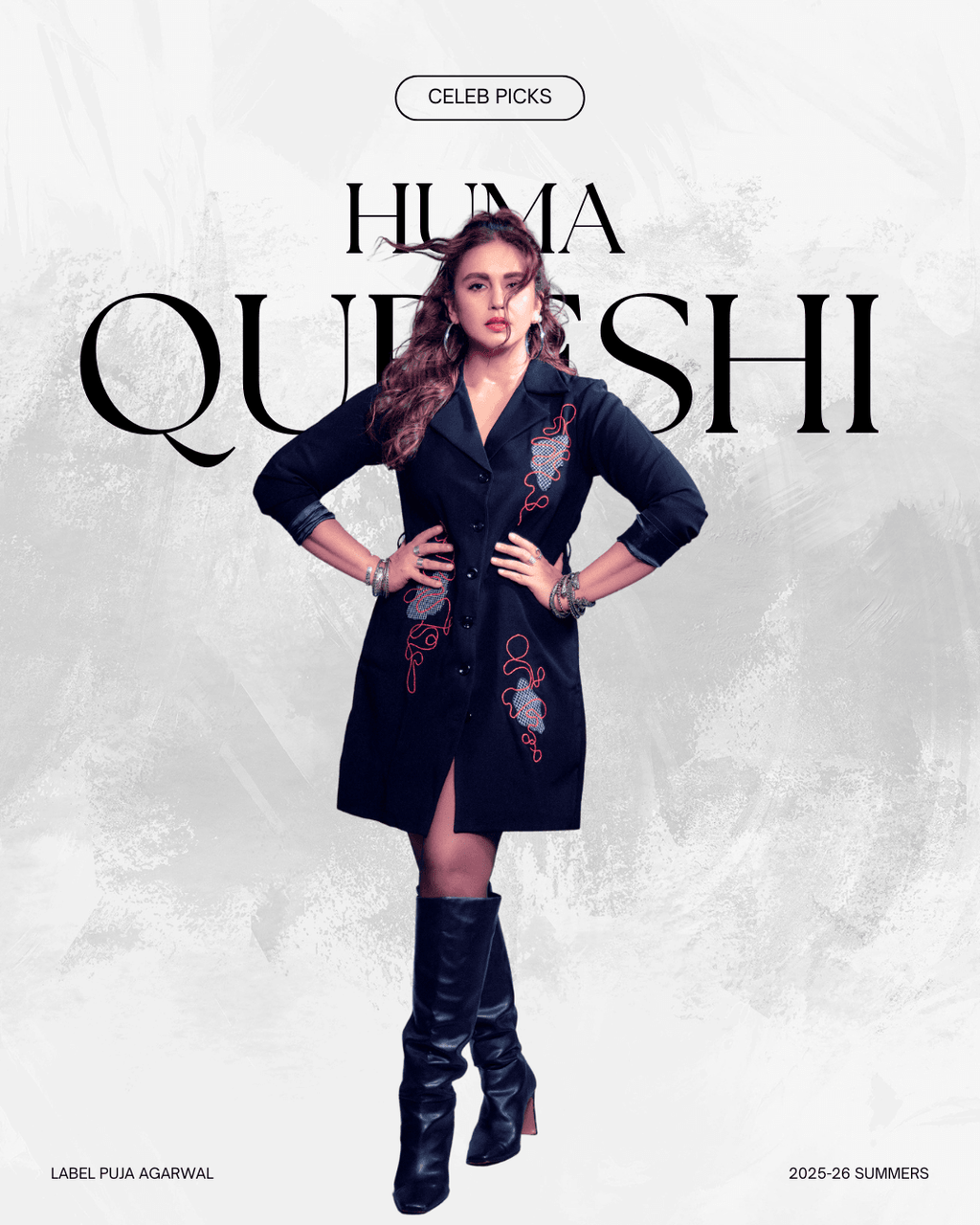 Red Orbit Shirt Dress – Celeb Pick - Puja Agarwal