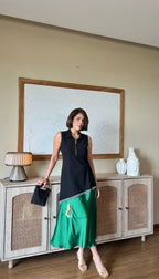 Emerald Black Dress