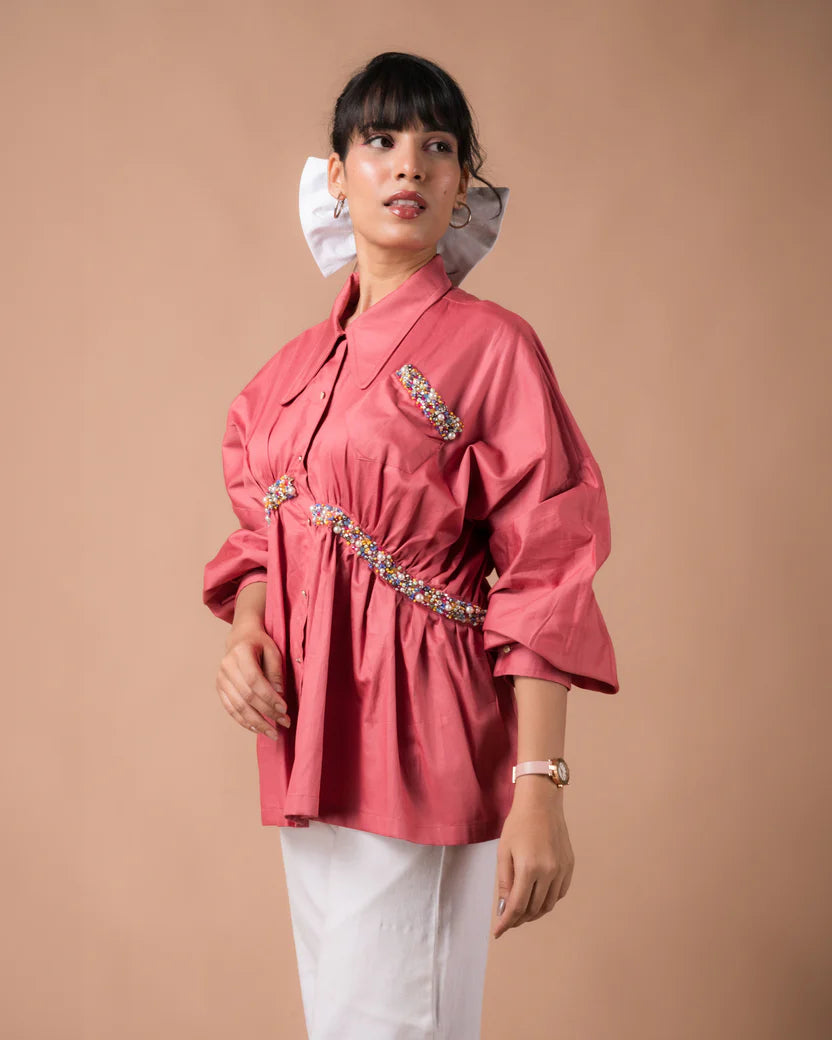 The Gathered Pocket Shirt
