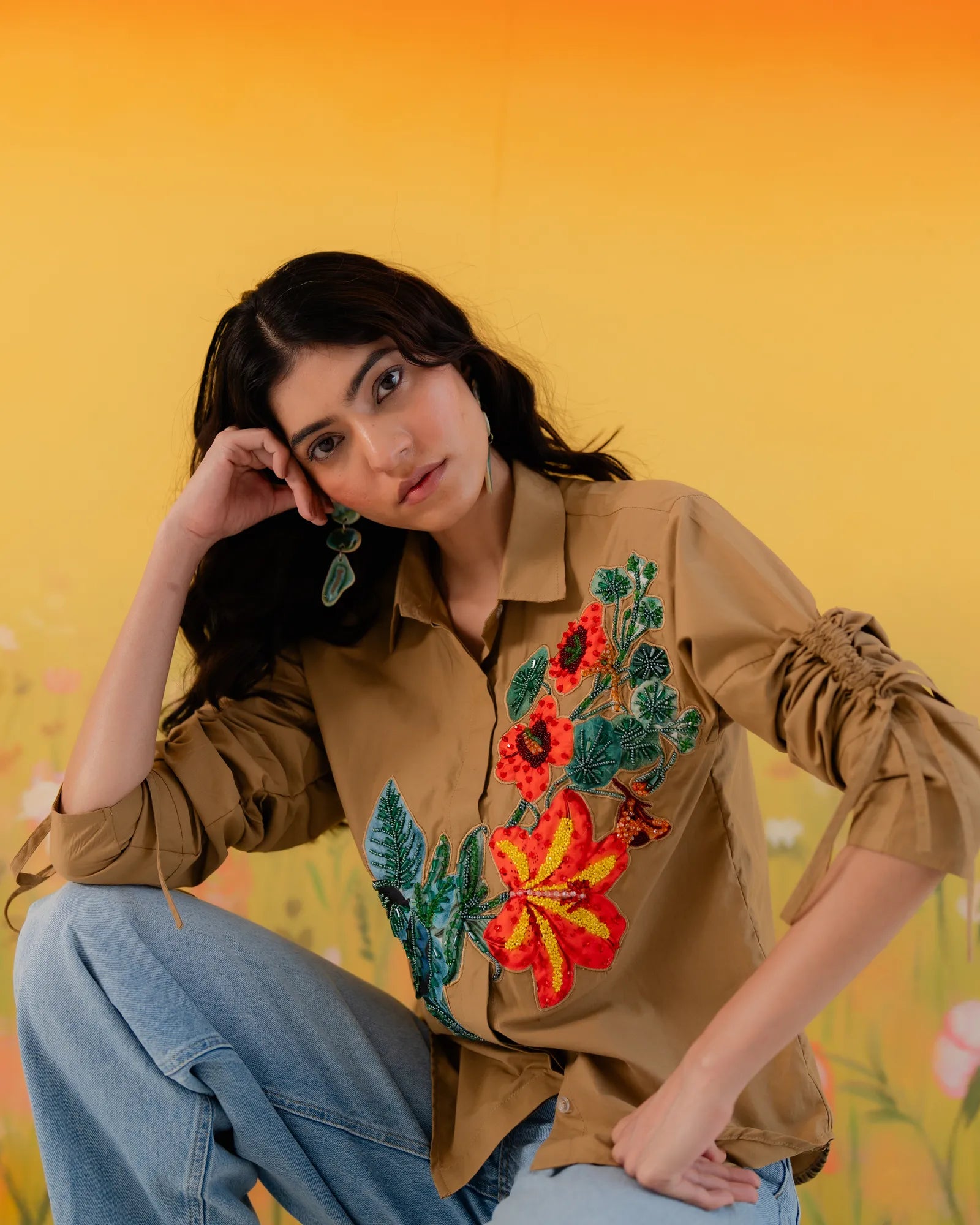 Mustard Flower Shirt