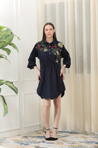 Nora Navy Dress