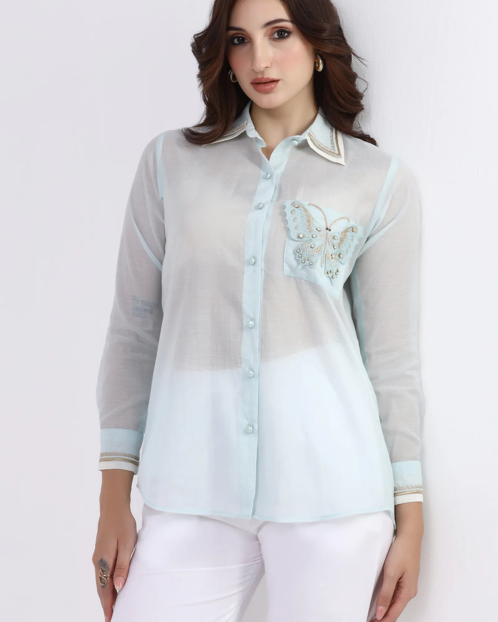 Celeste Butterfly Shirt - Idhaya