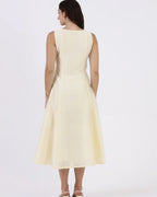 Buttercream Bloom Midi Dress