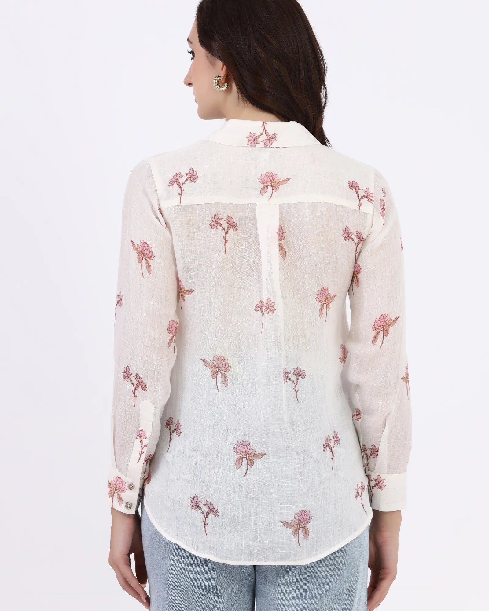Blush Petal Printed Shirt