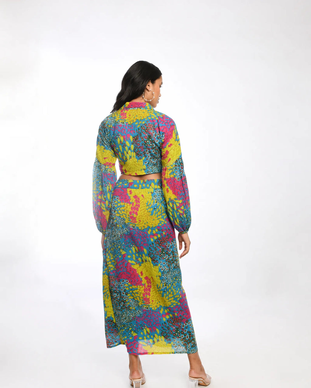 Colour Splash  Skirt Top Co-Ord Set - Itara