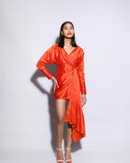 Tiger Lily Silk Drape Dress