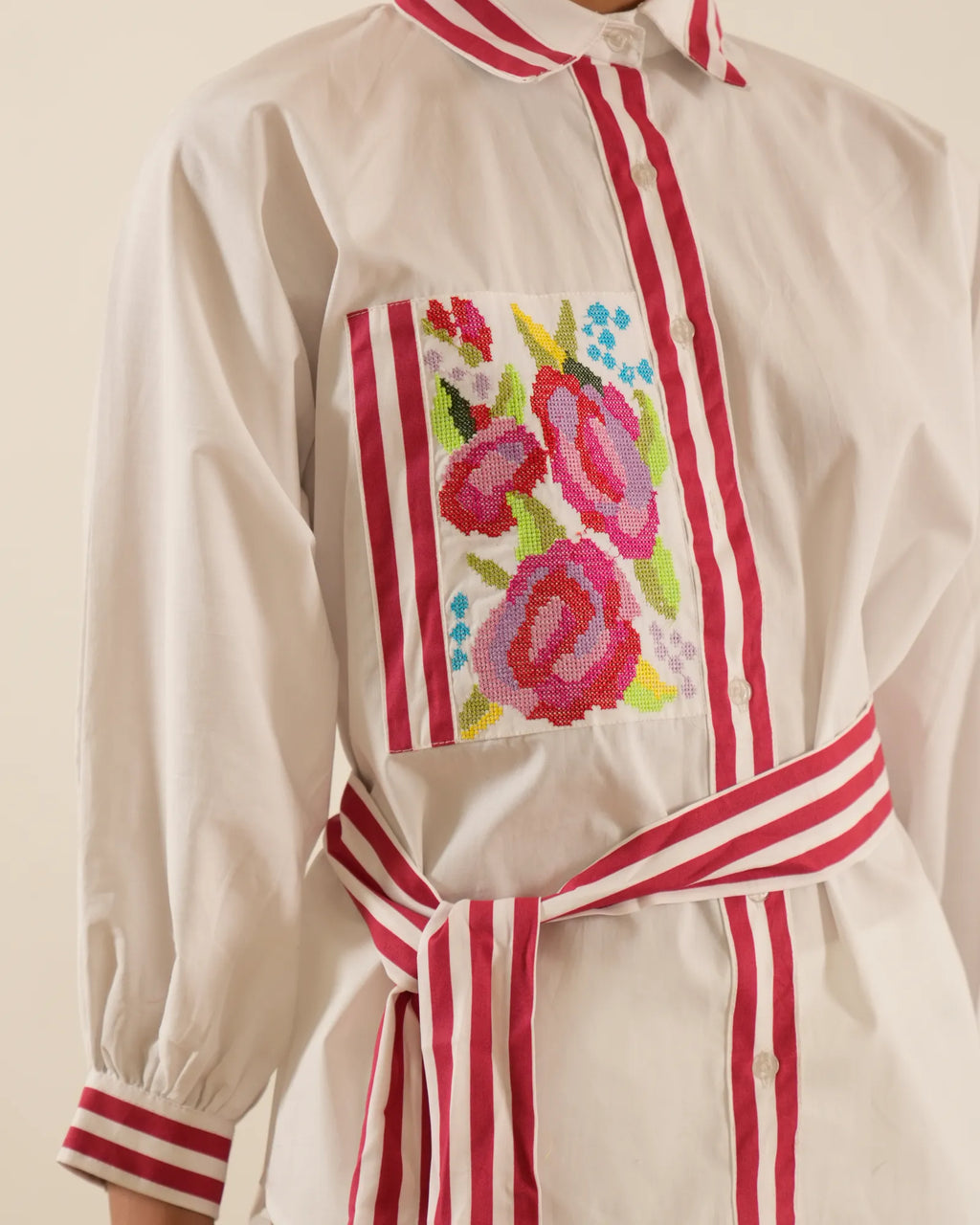 White Blooms Shirt