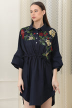 Nora Navy Dress