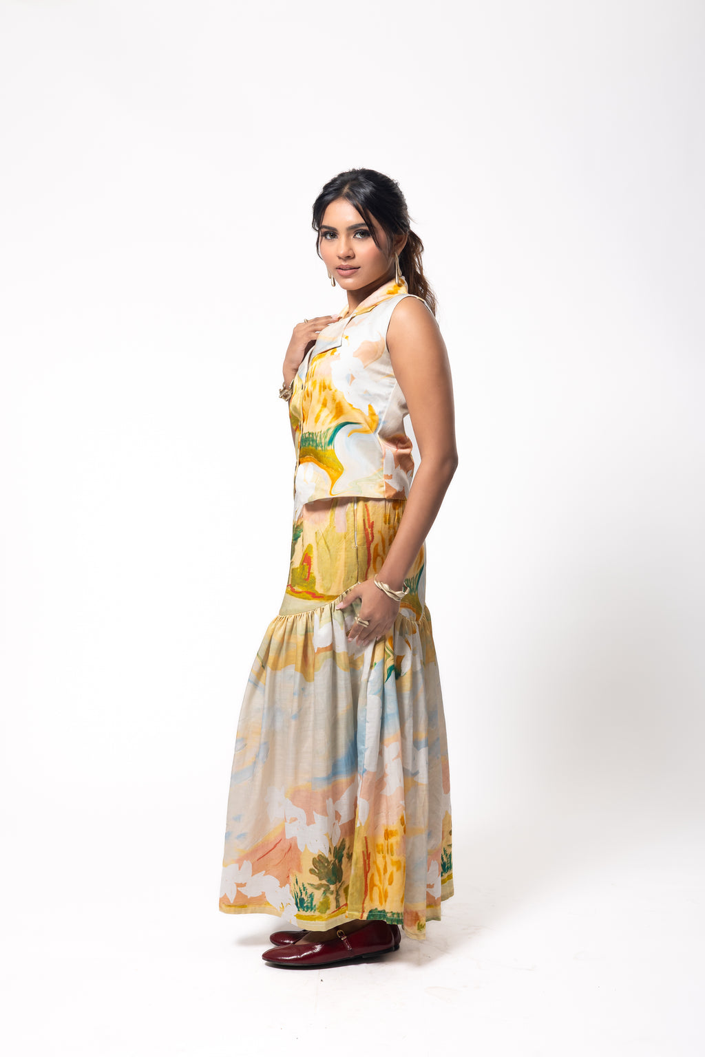 Solace Waistcoat and Skirt - Stitched Almaree