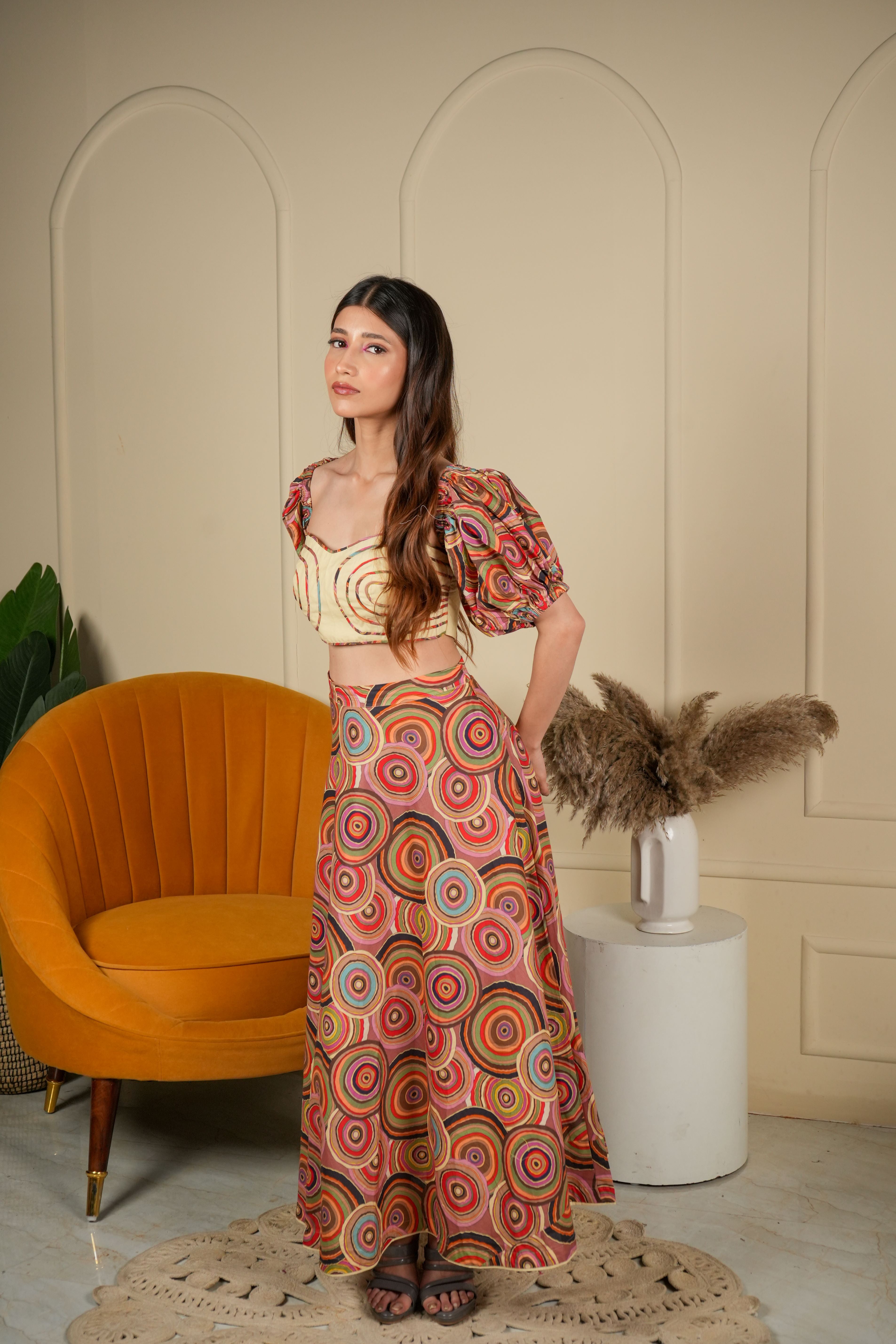 Circle Theory Skirt & Top Set