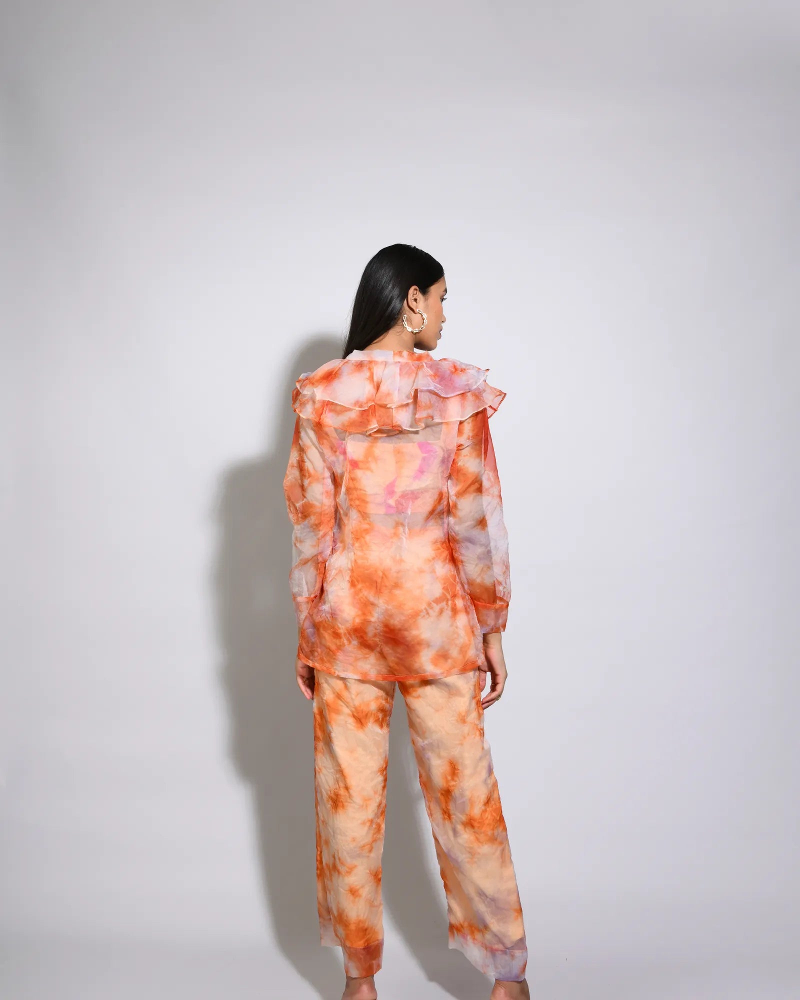 Carnelian  Tie And Dye  Co-Ord Set