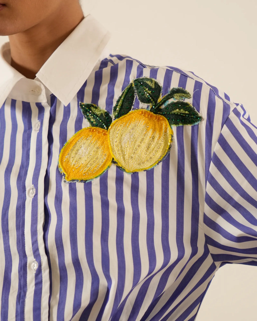 Lemon Knotted Shirt