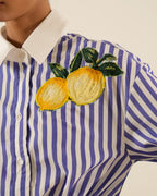 Lemon Knotted Shirt