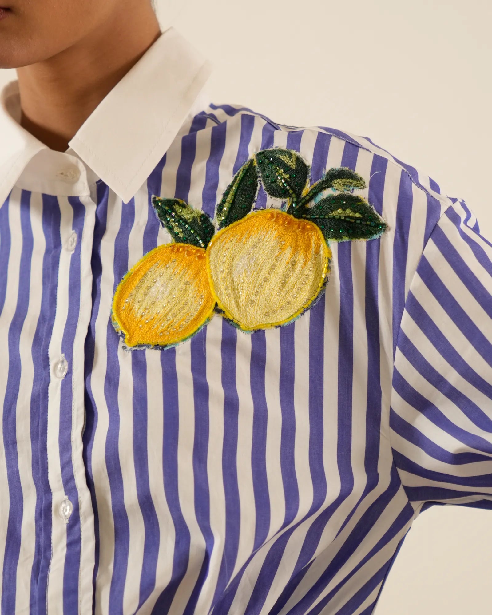 Lemon Knotted Shirt