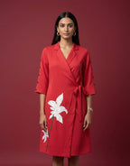 The Red Wrap Dress