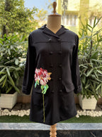 Black Trench Dress - Label Shall
