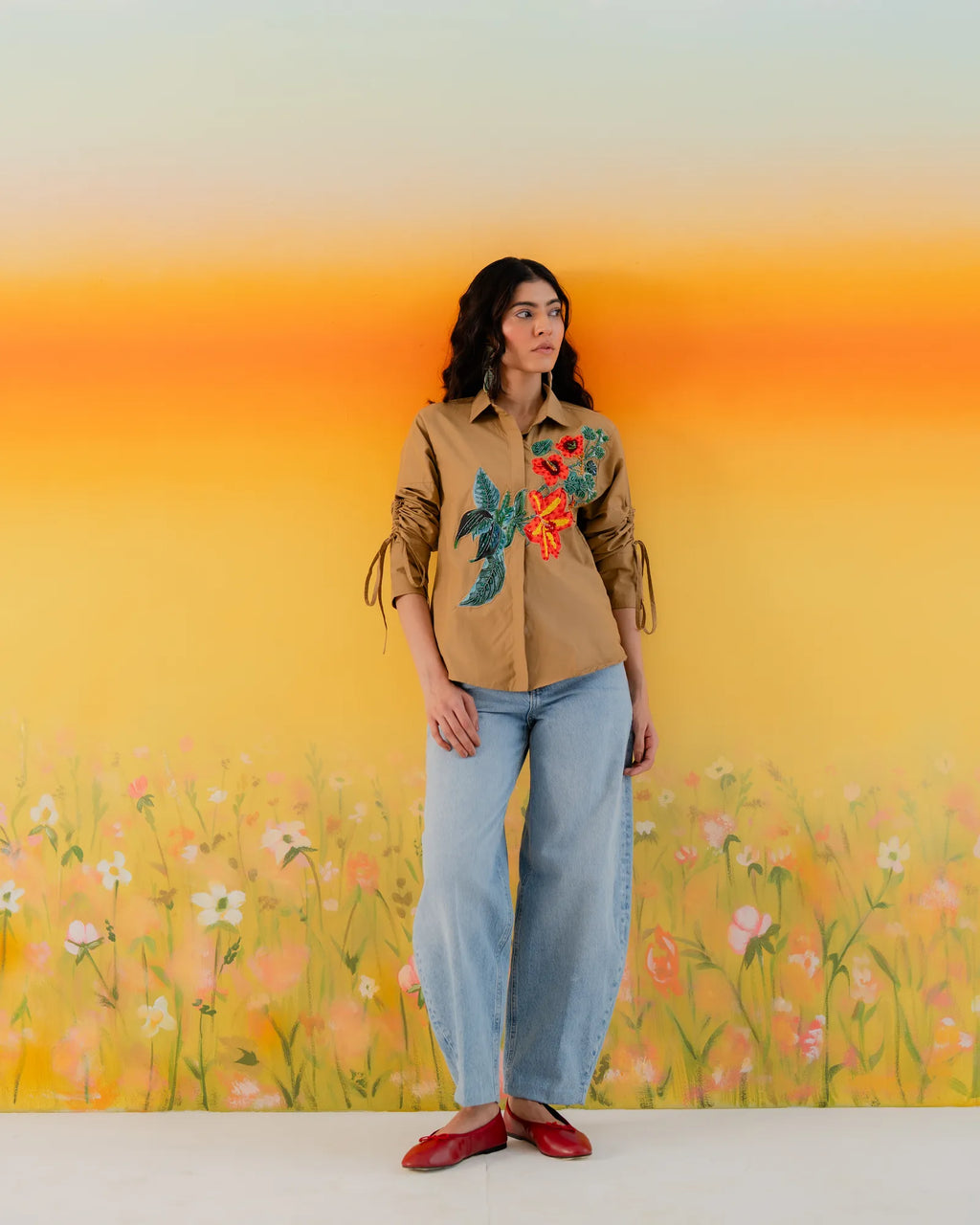 Mustard Flower Shirt