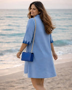 Azure Lace Dress