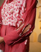 Madder Raag Shibori Bib Shirt