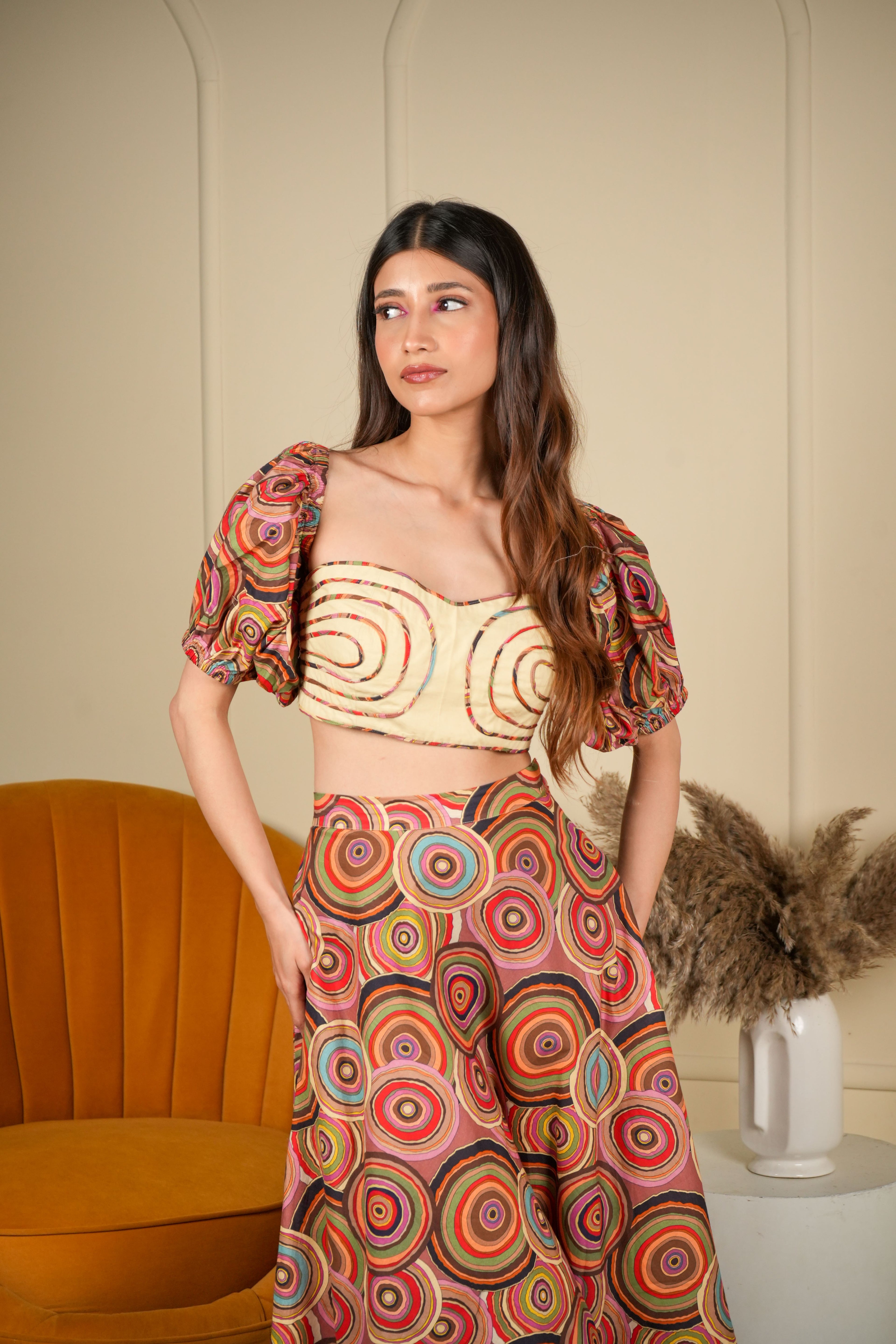 Circle Theory Skirt & Top Set