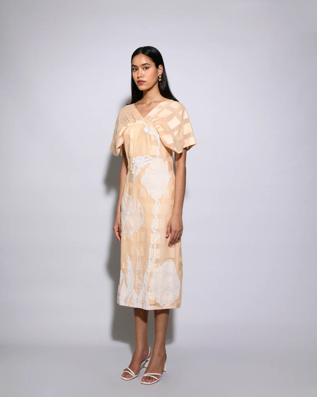 Beige Dahlia Dress