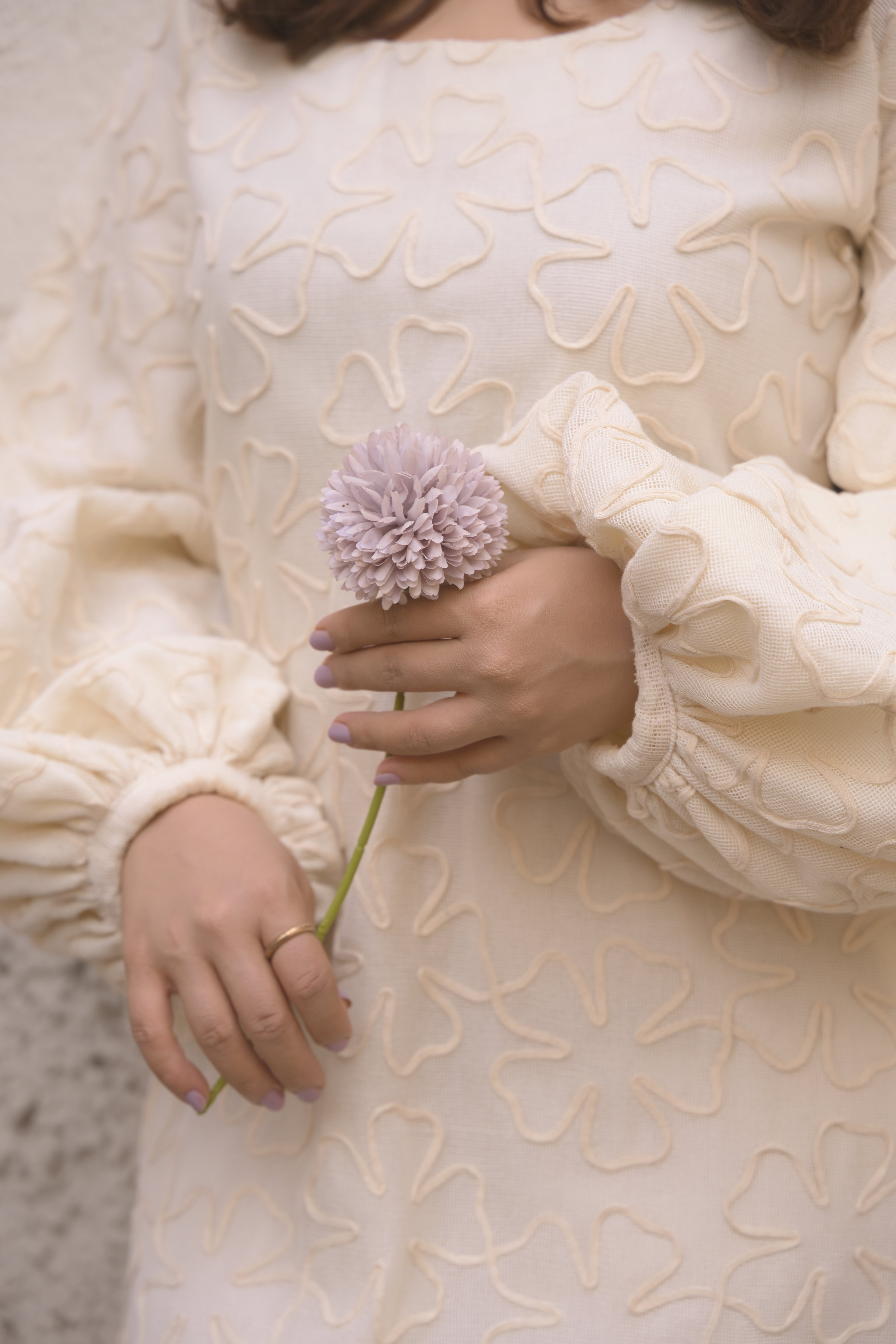 White Petal Bloom Dress