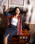 Neel Kamal Shibori Denim Shirt