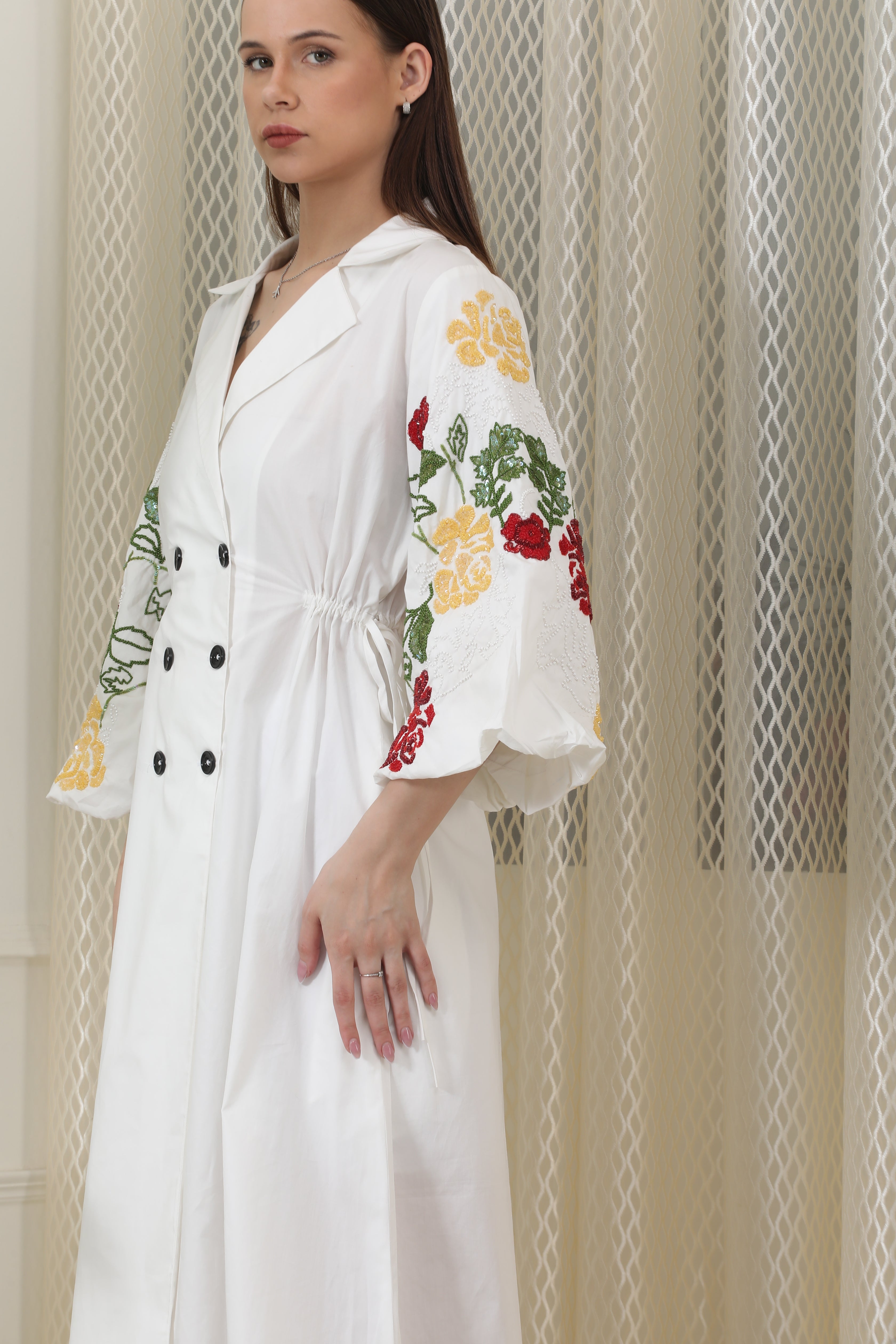 Iris White Dress
