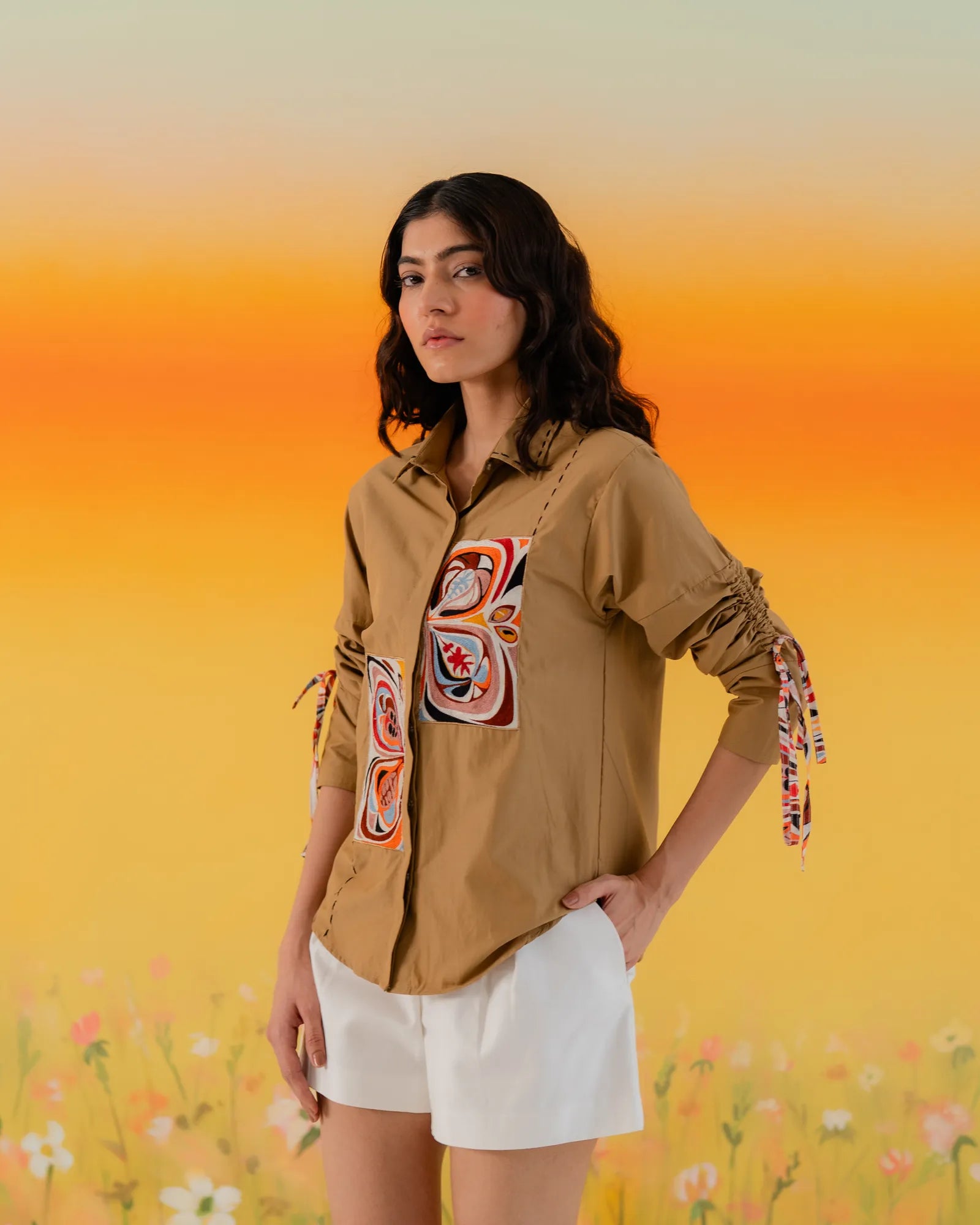 Mustard Butterfly shirt