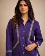 Royal Purple Shirt - Shweta Chugh