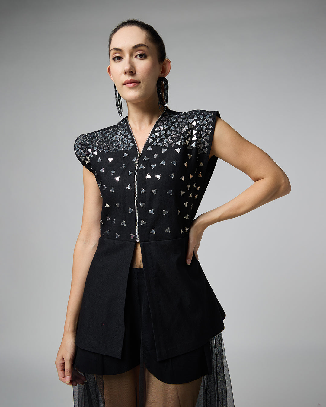 Midnight Cotton Black Dress