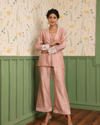 Embroidered Jacket Co-ord Set