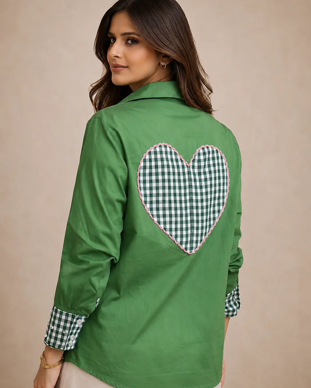Gingham Heart Shirt