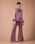 The Purple Ruffle Co-Ord Set