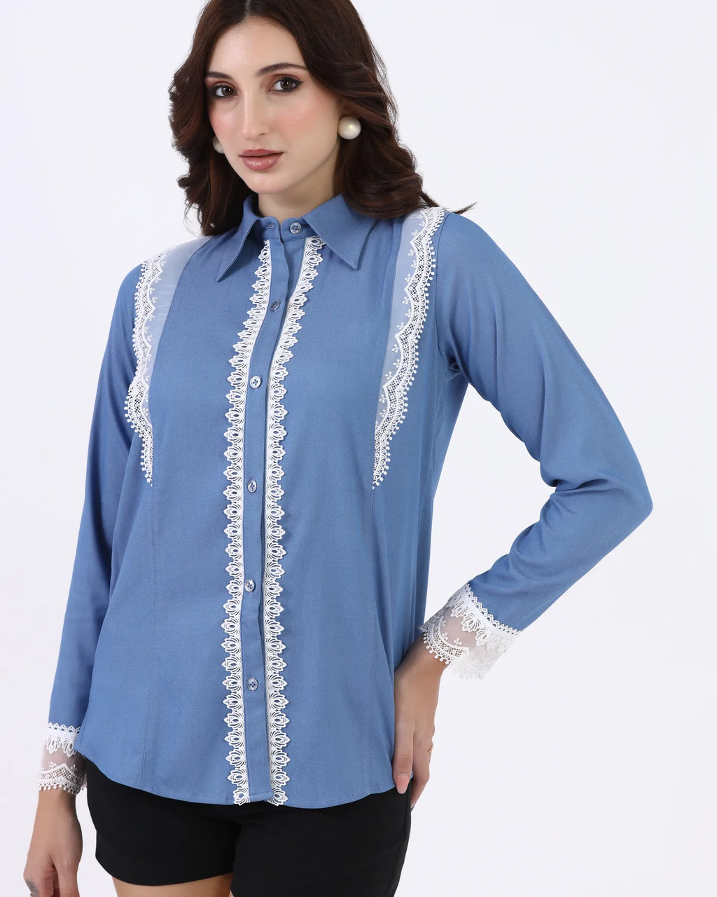Bluebell Lace Shirt