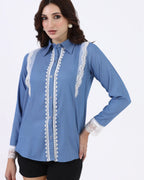 Bluebell Lace Shirt