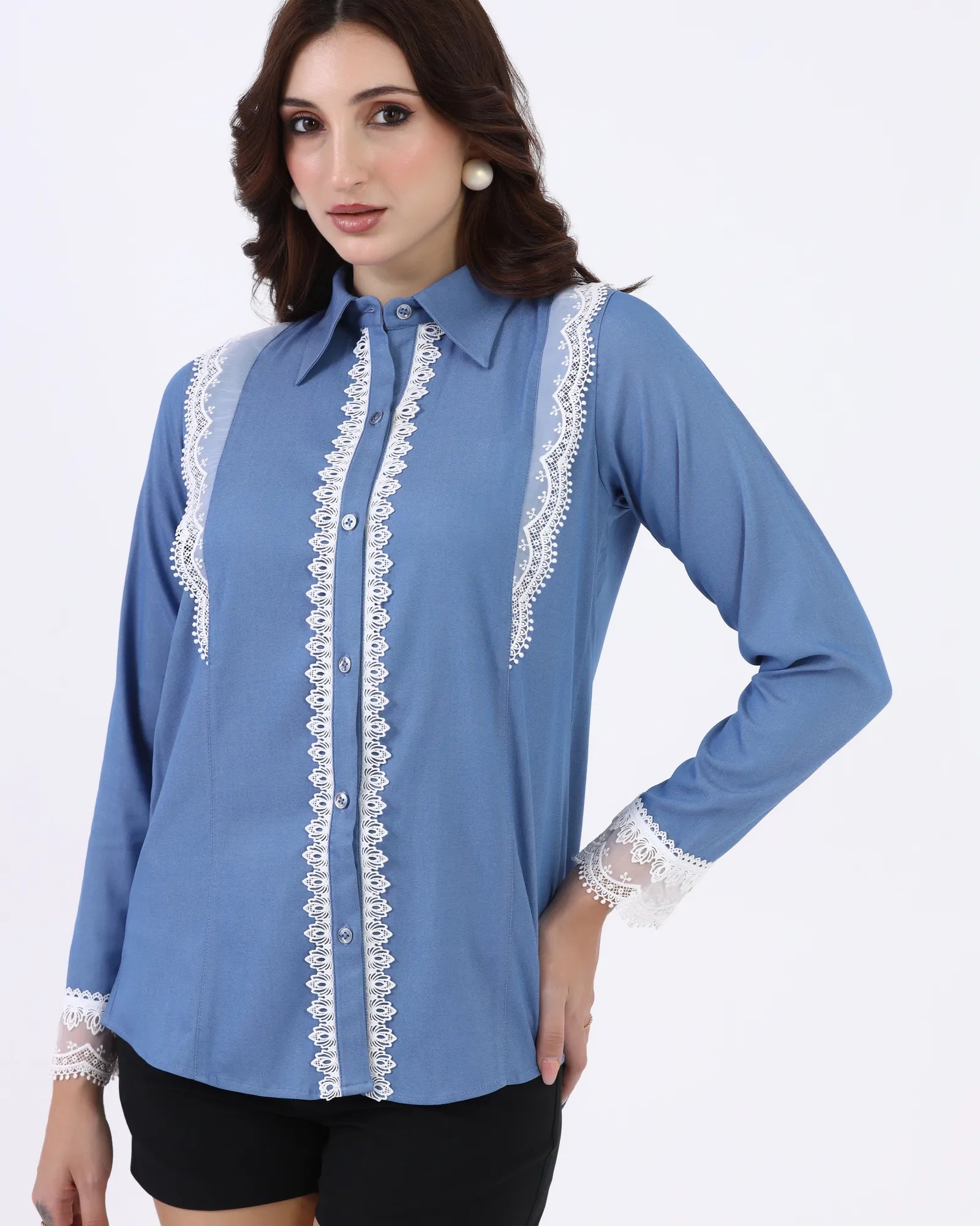 Bluebell Lace Shirt