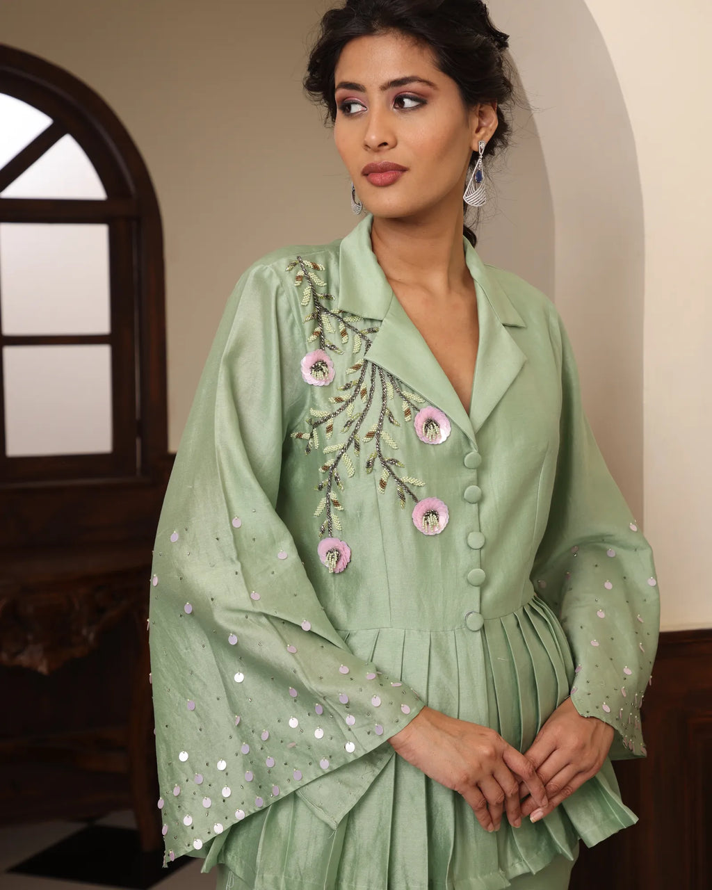 Peplum Style Cord-Set