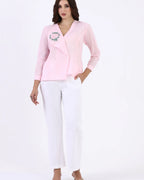 Blush Rose Wrap Top