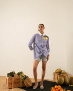 Lemon Knotted Shirt